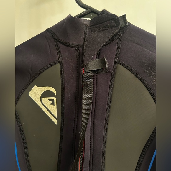 Quicksilver Youth 3/2 Synchro Full Wetsuit Back Zipper Sz 10/152 - Picture 11 of 16